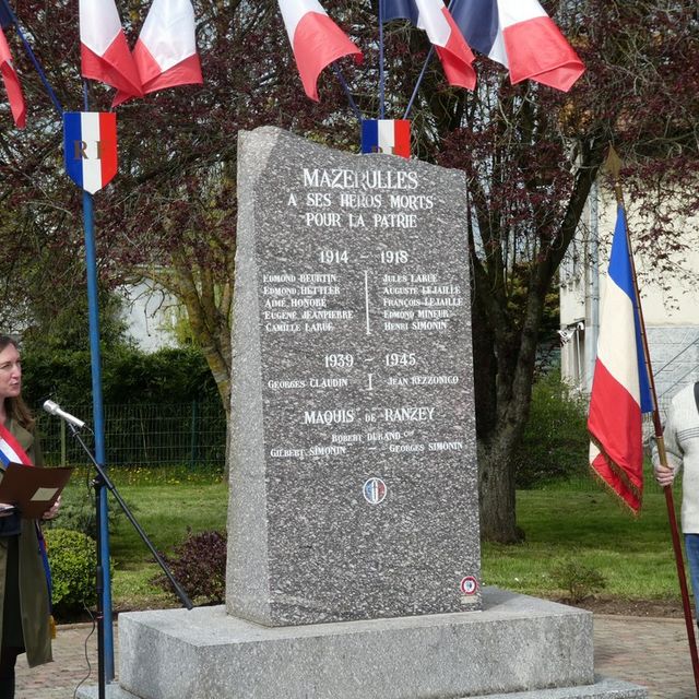 Mazerulles Cérémonie 8 Mai 2021