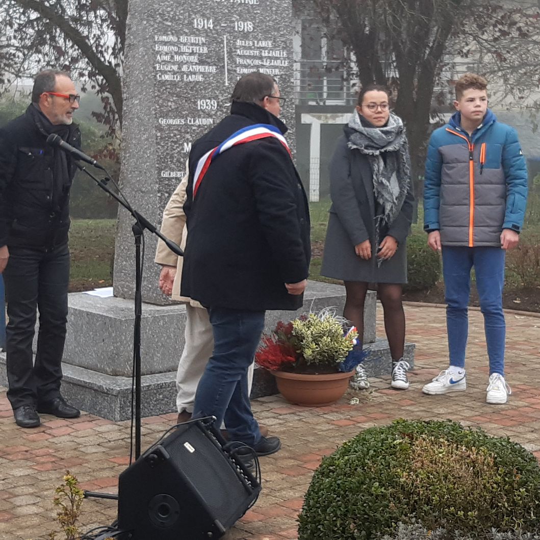 Mazerulles Cérémonie 11 Novembre 2021
