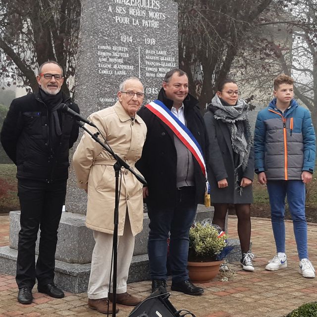 Mazerulles Cérémonie 11 Novembre 2021