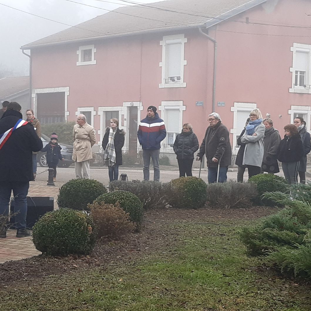 Mazerulles Cérémonie 11 Novembre 2021