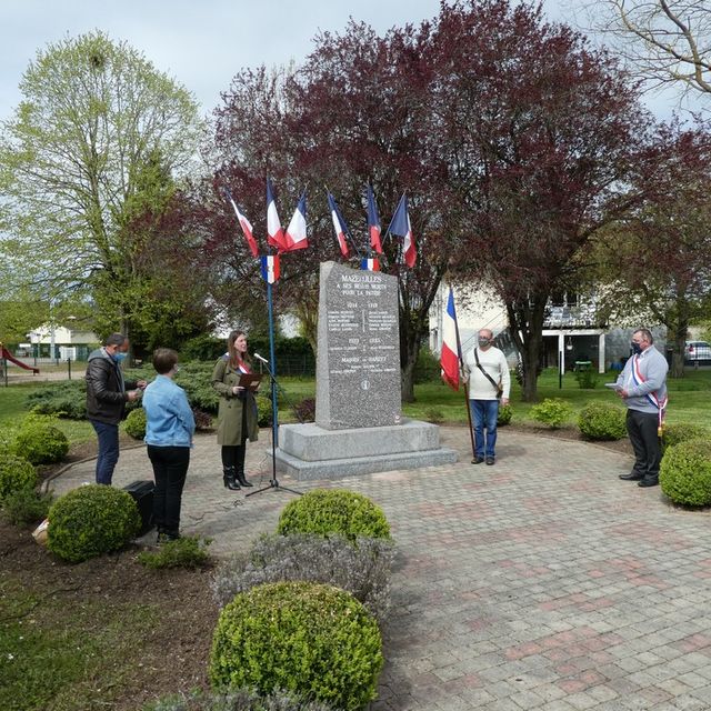 Mazerulles Cérémonie 8 Mai 2021