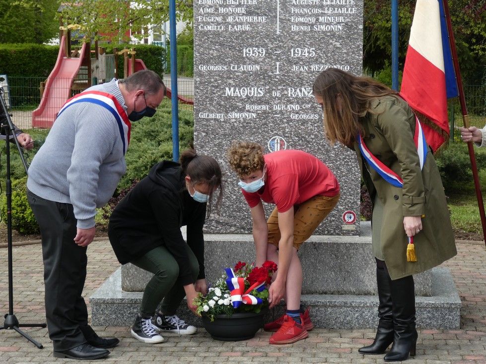 Mazerulles Cérémonie 8 Mai 2021