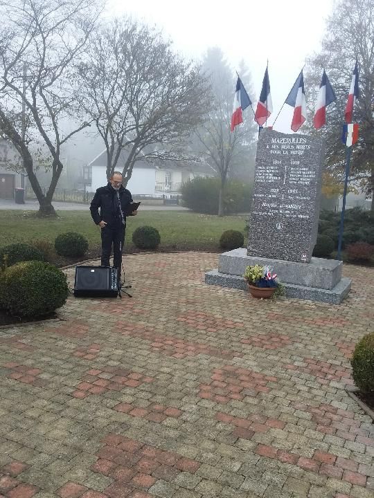 Mazerulles Cérémonie 11 Novembre 2021
