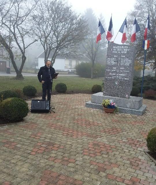 Mazerulles Cérémonie 11 Novembre 2021