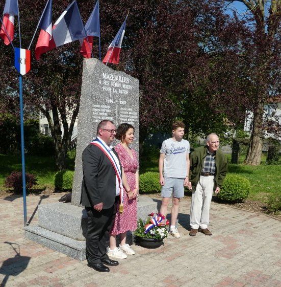 Mazerulles Cérémonie 8 Mai 2022