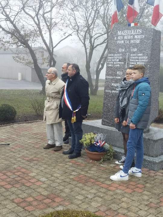 Mazerulles Cérémonie 11 Novembre 2021
