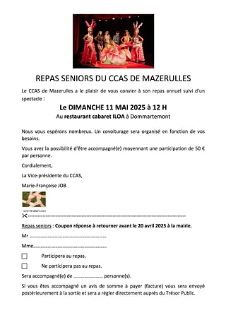 Sortie Séniors
