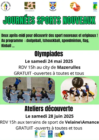 Olympiades - Nouveaux Sports