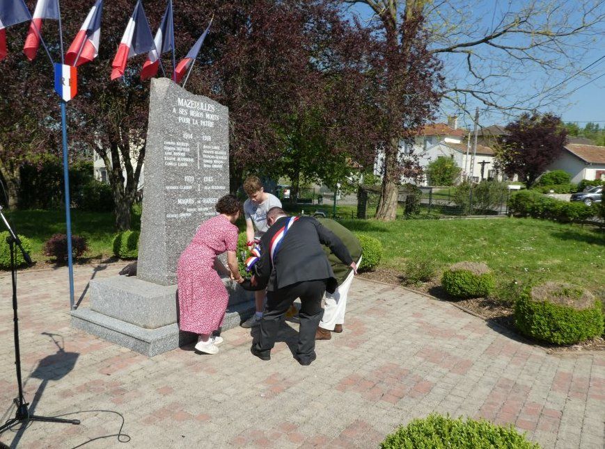 Mazerulles Cérémonie 8 Mai 2022