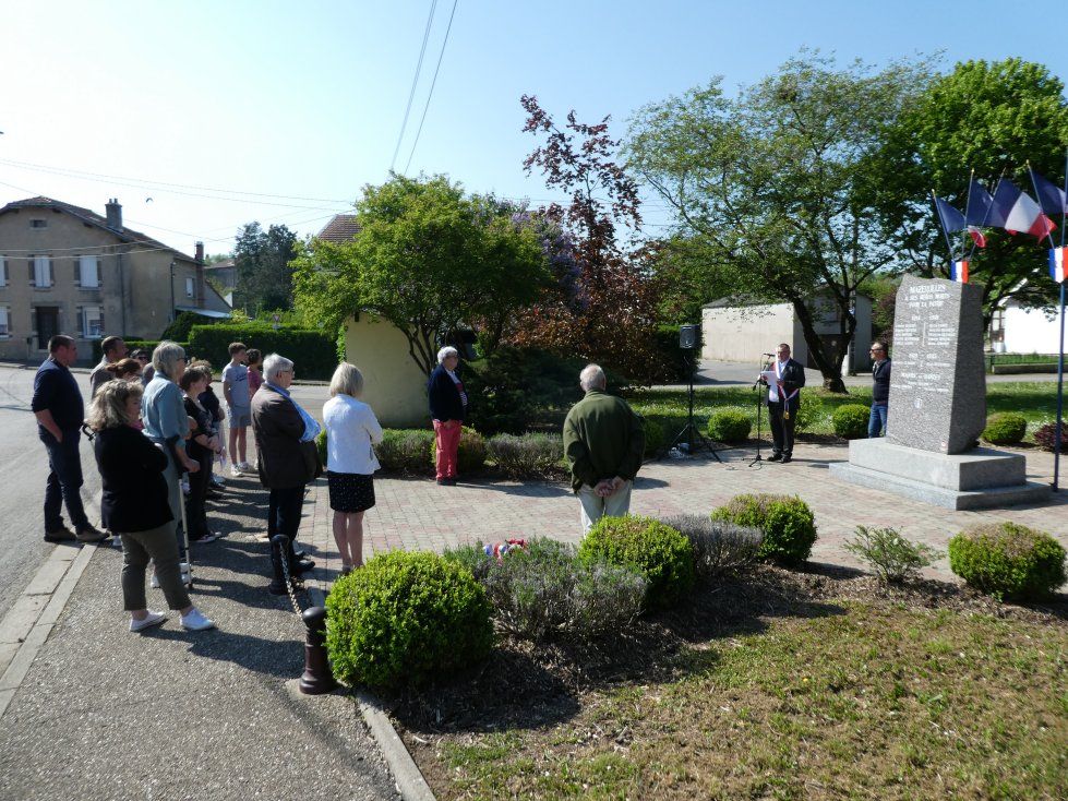 Mazerulles Cérémonie 8 Mai 2022