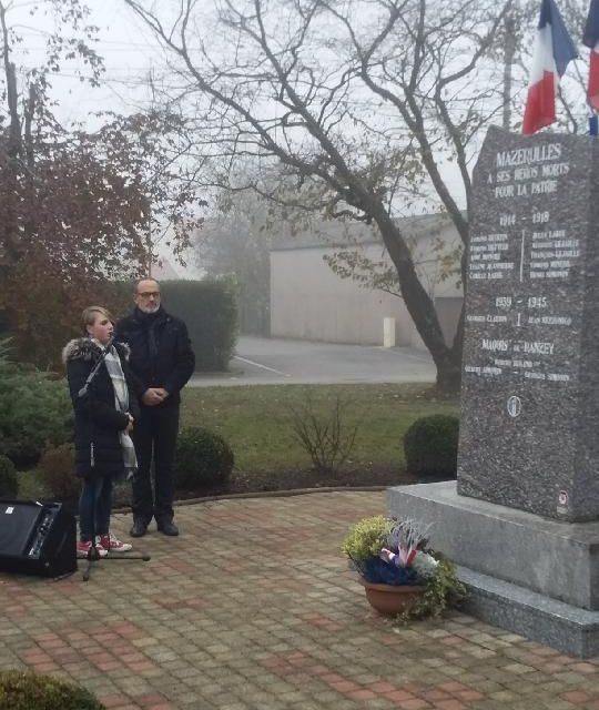 Mazerulles Cérémonie 11 Novembre 2021