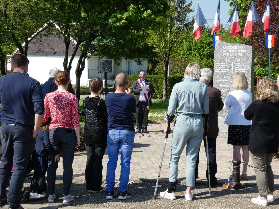 Mazerulles Cérémonie 8 Mai 2022