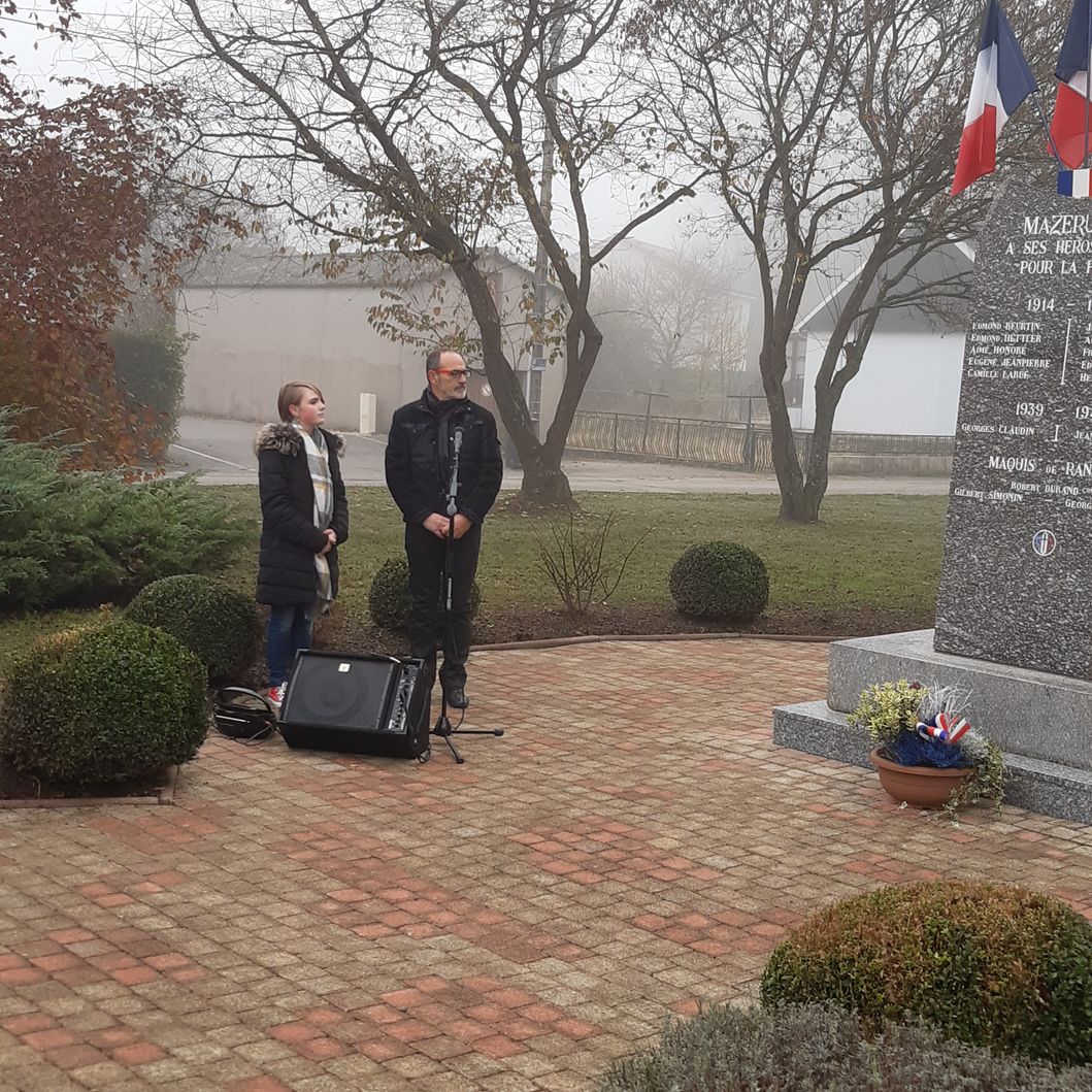 Mazerulles Cérémonie 11 Novembre 2021