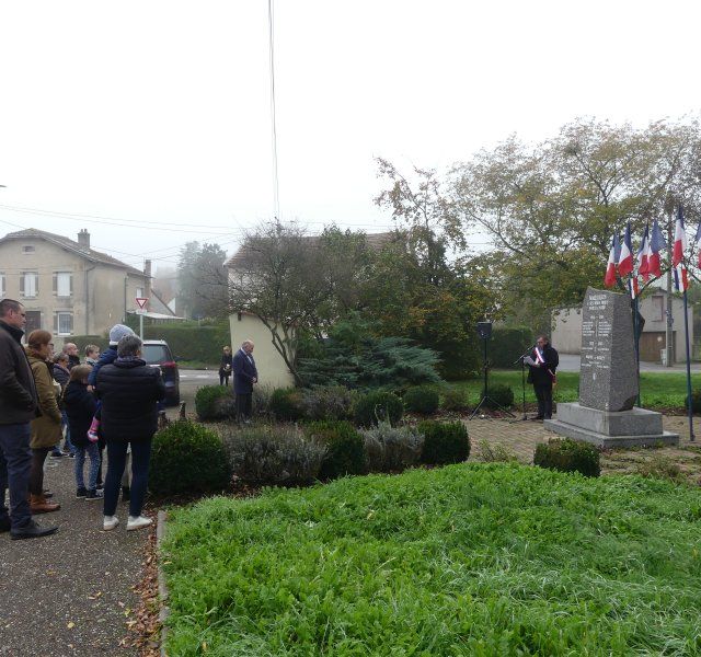 Mazerulles Cérémonie 11 Novembre 2022